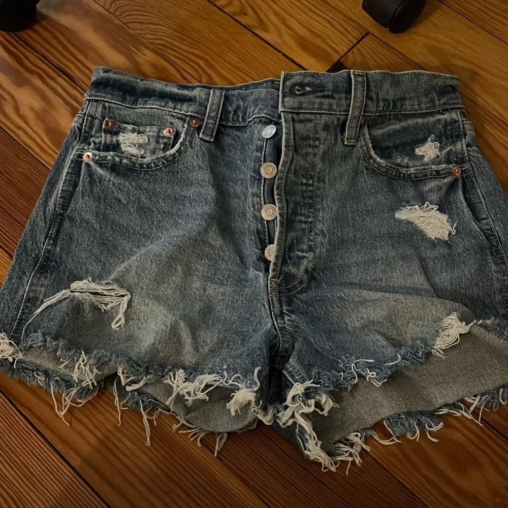 Cheeky short high rise gap jeans